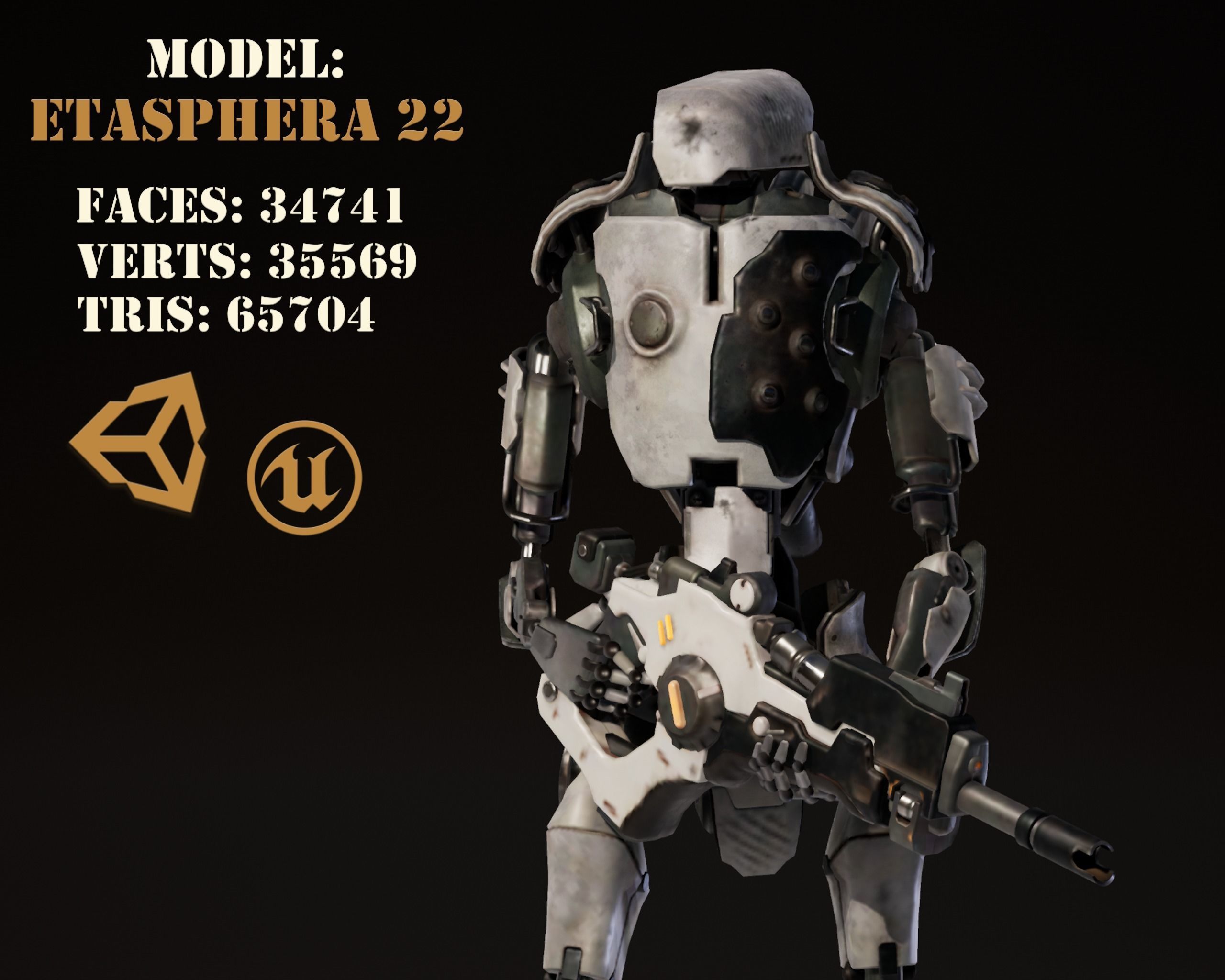 Etasphera22 apex legends grenade launcher Low-poly 3D model_2