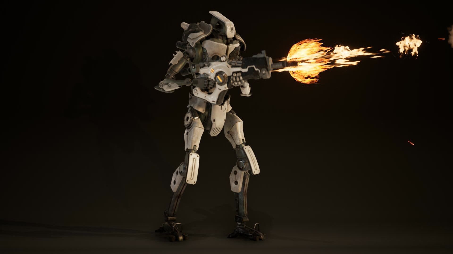 Etasphera22 apex legends grenade launcher Low-poly 3D model_31