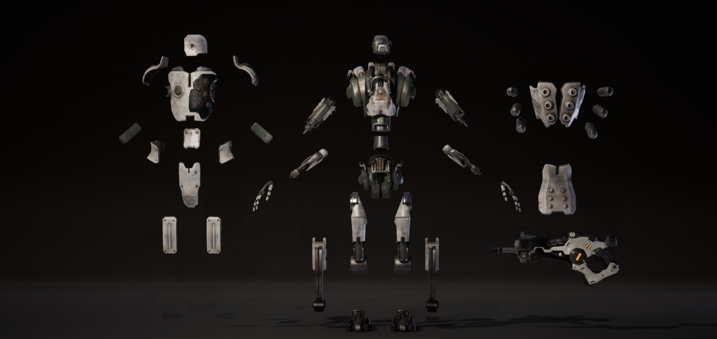 Etasphera22 apex legends grenade launcher Low-poly 3D model_35