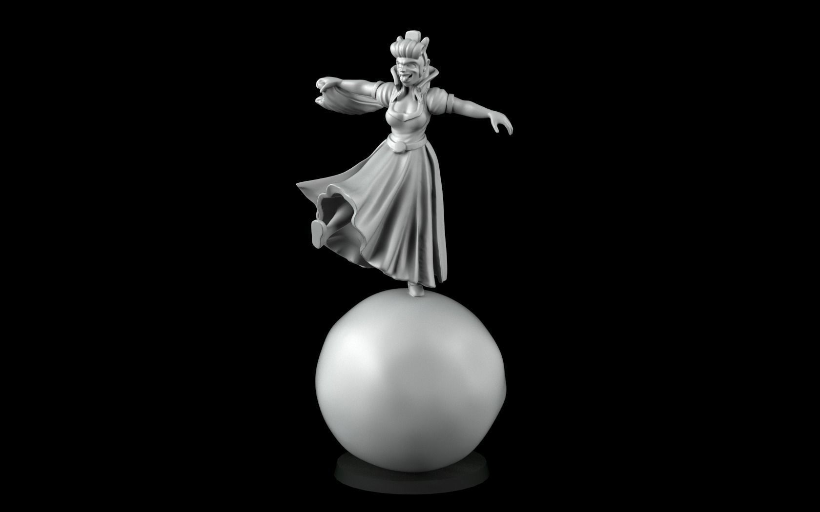 Princesses on a pea 3D print model_1