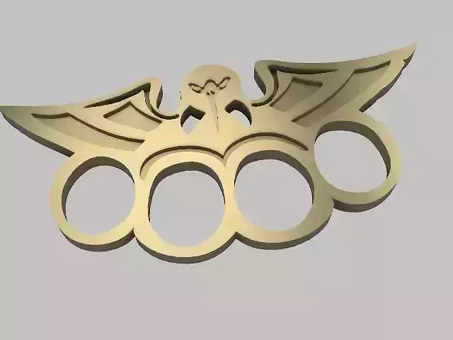 Eagle Brass Knuckles  drawer handle