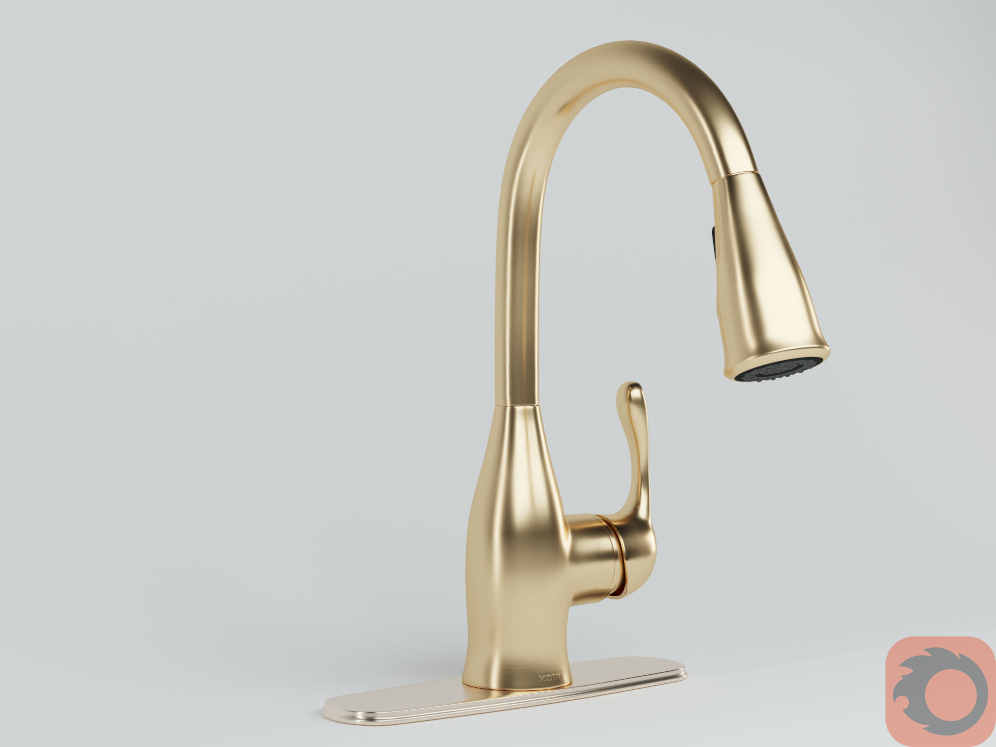 Moen Kitchen Faucets  3D model_5