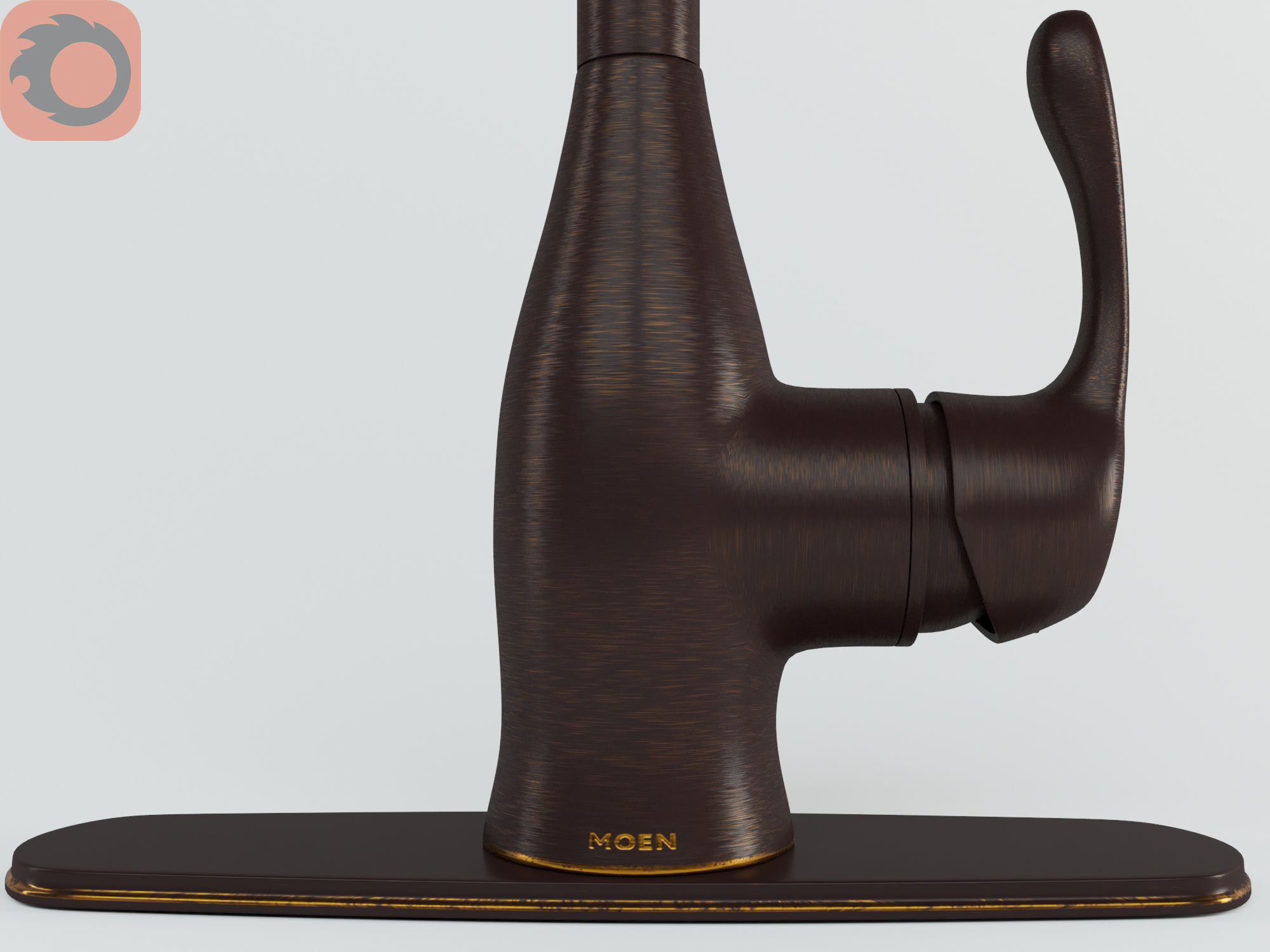 Moen Kitchen Faucets  3D model_1