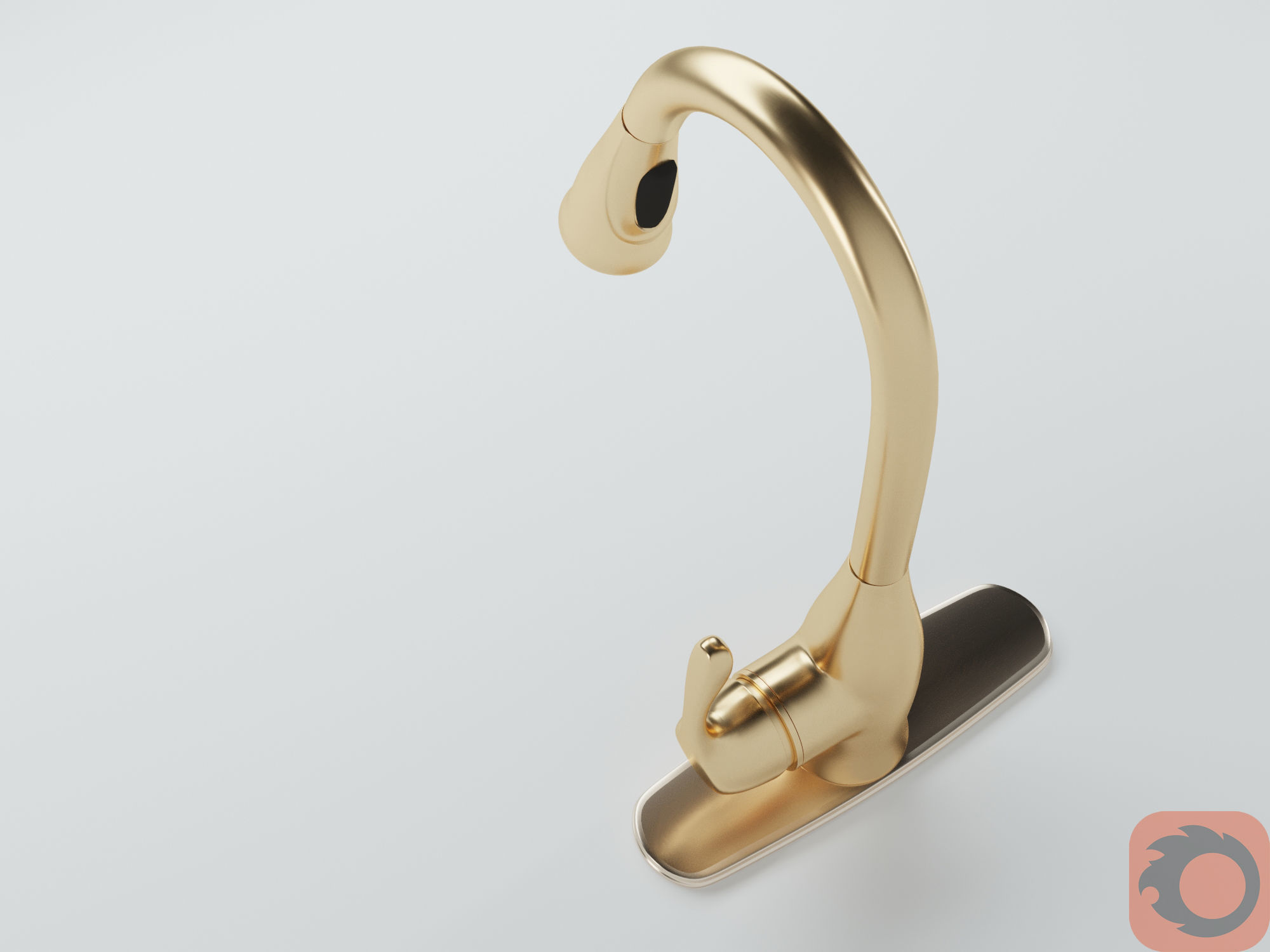 Moen Kitchen Faucets  3D model_10