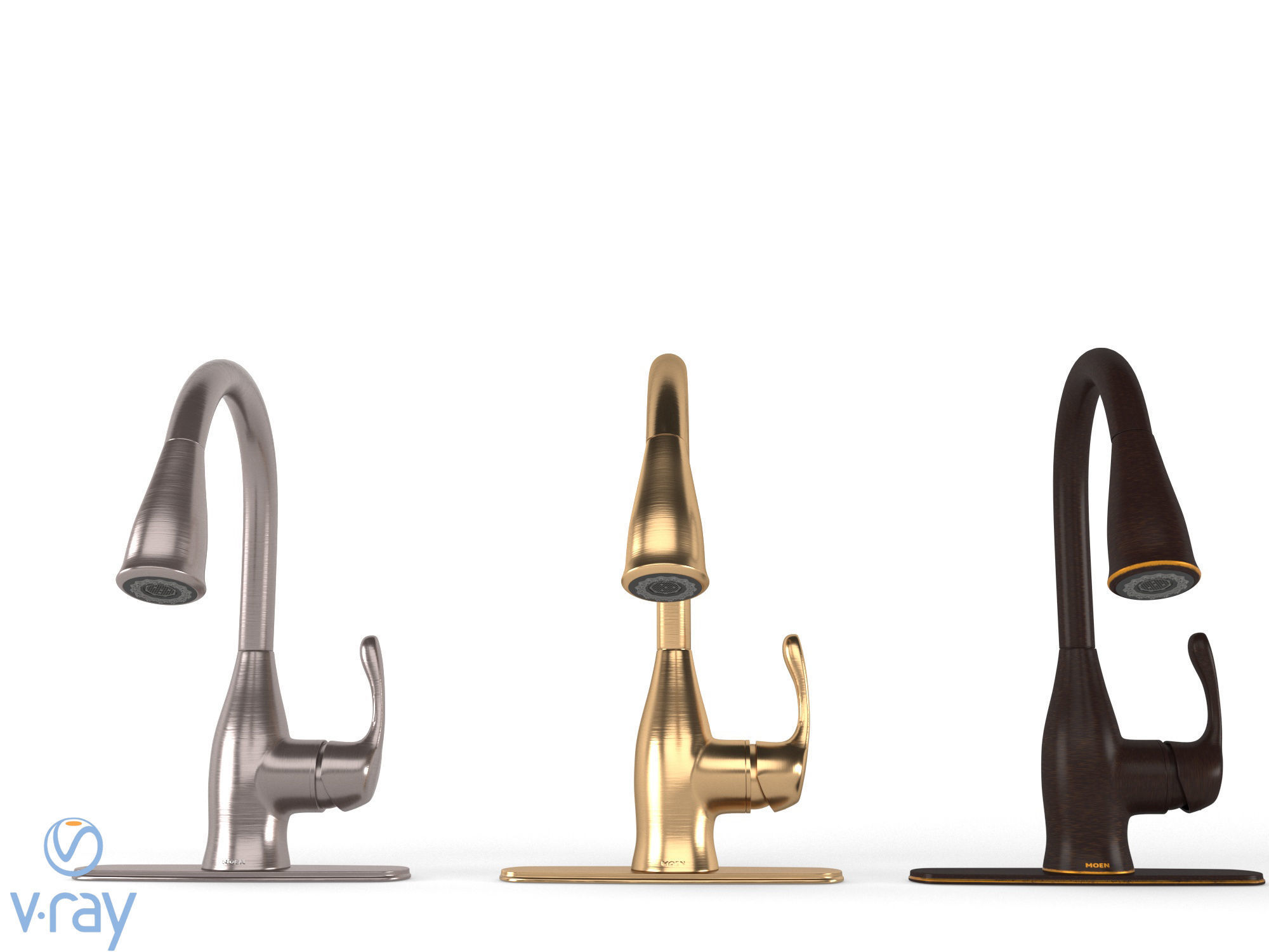Moen Kitchen Faucets  3D model_17