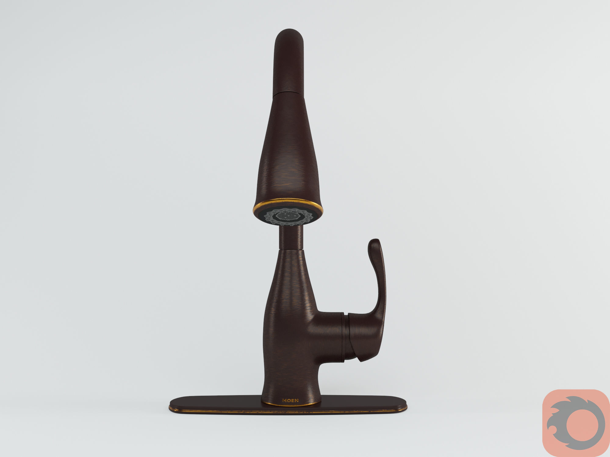 Moen Kitchen Faucets  3D model_3