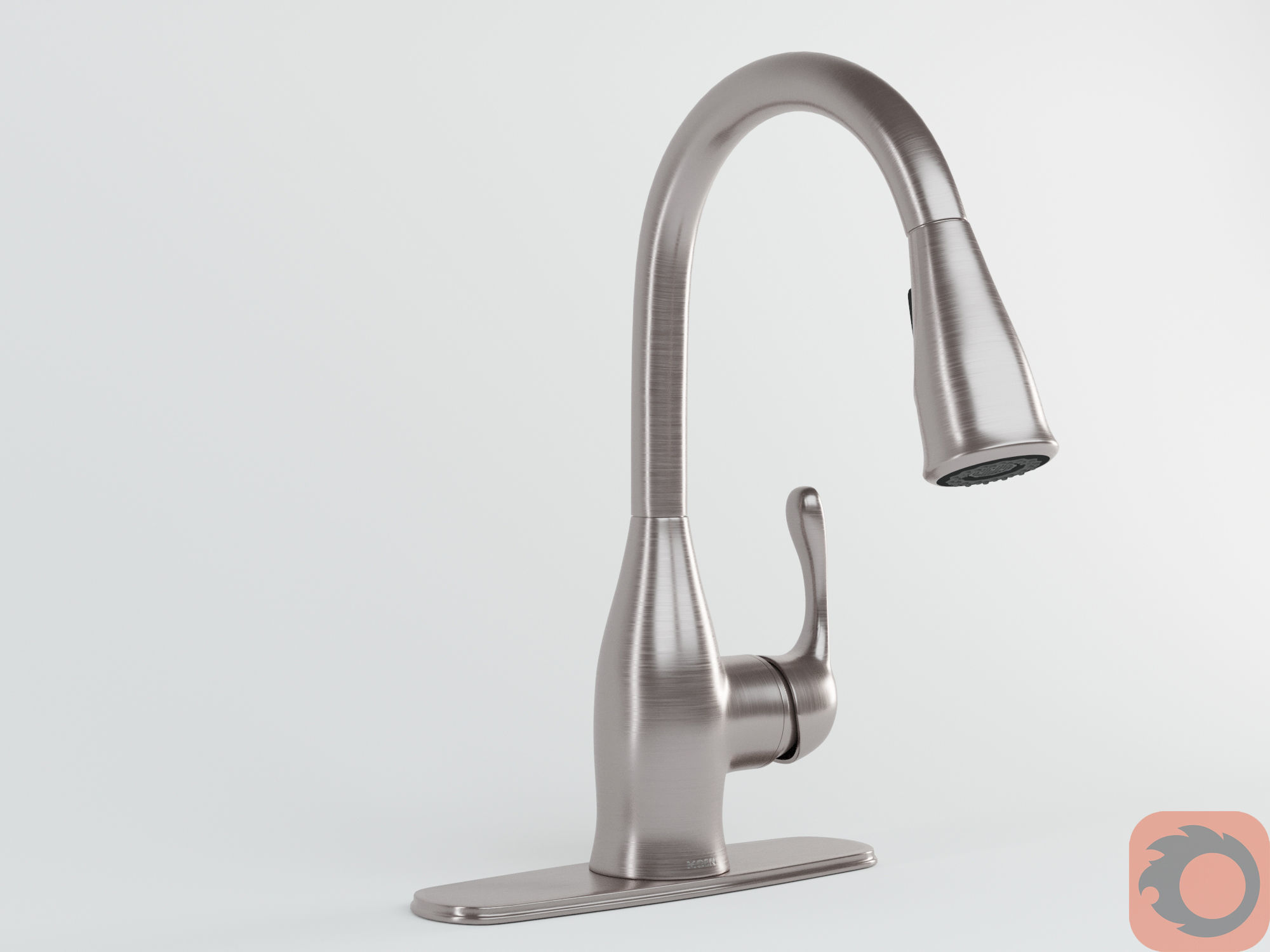 Moen Kitchen Faucets  3D model_11
