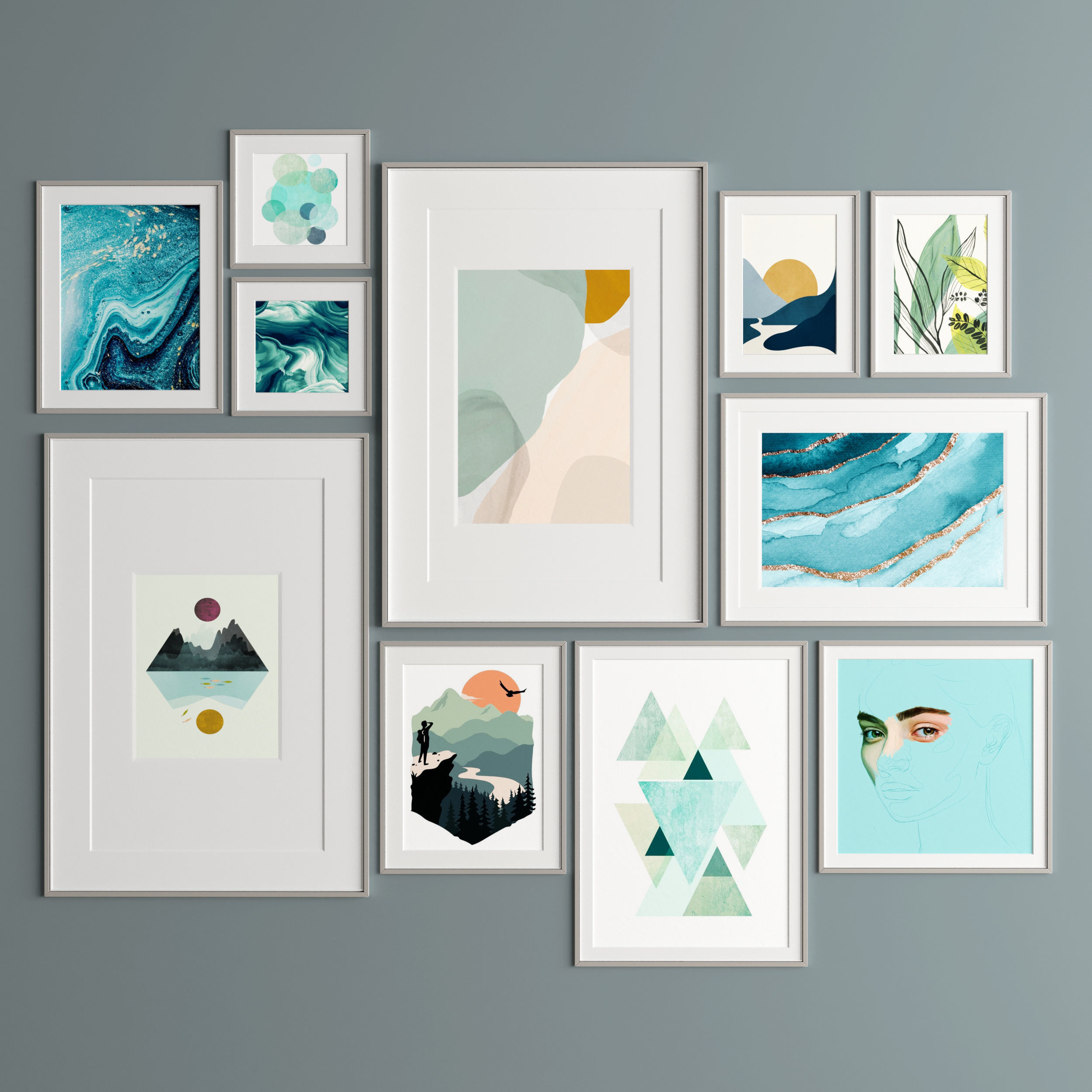 Art Frame 335 Low-poly 3D model_2