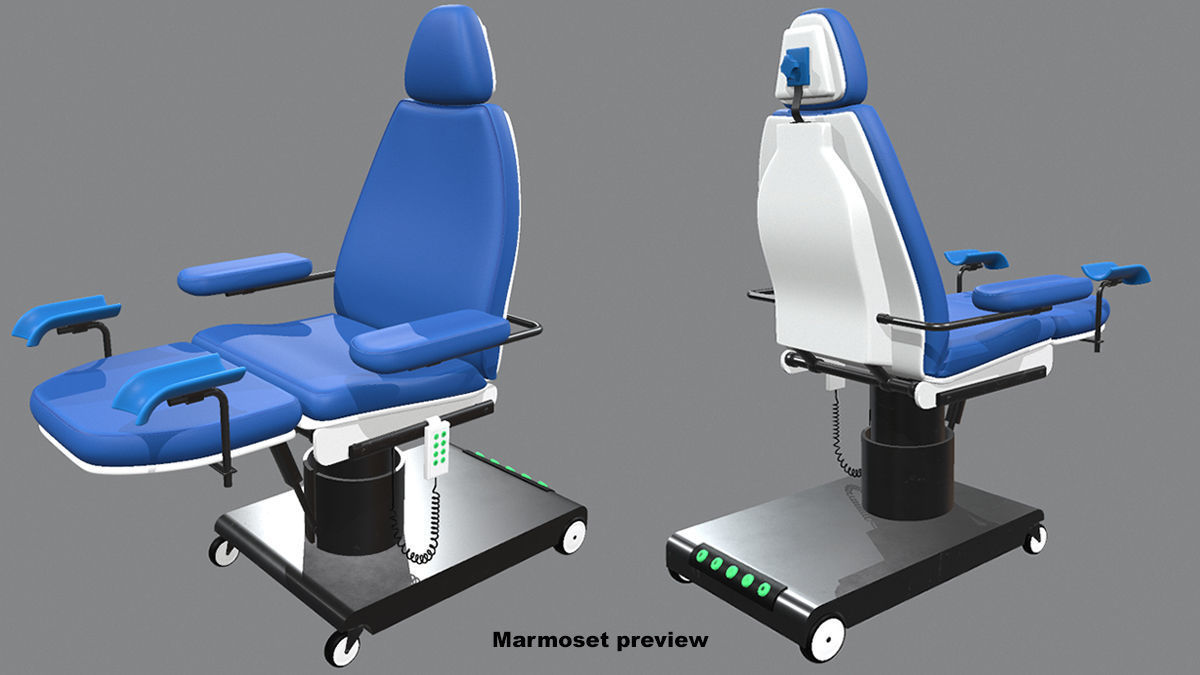 surgical chair 3D model_1