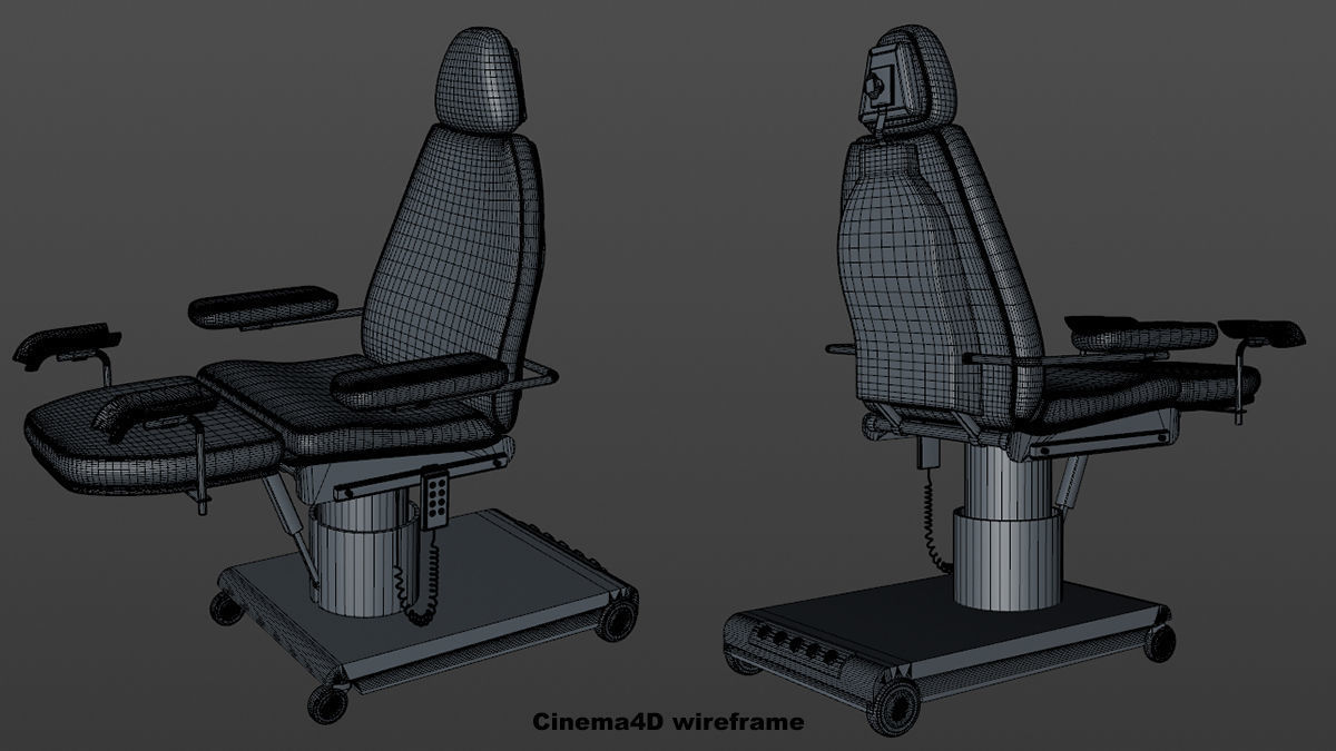 surgical chair 3D model_2
