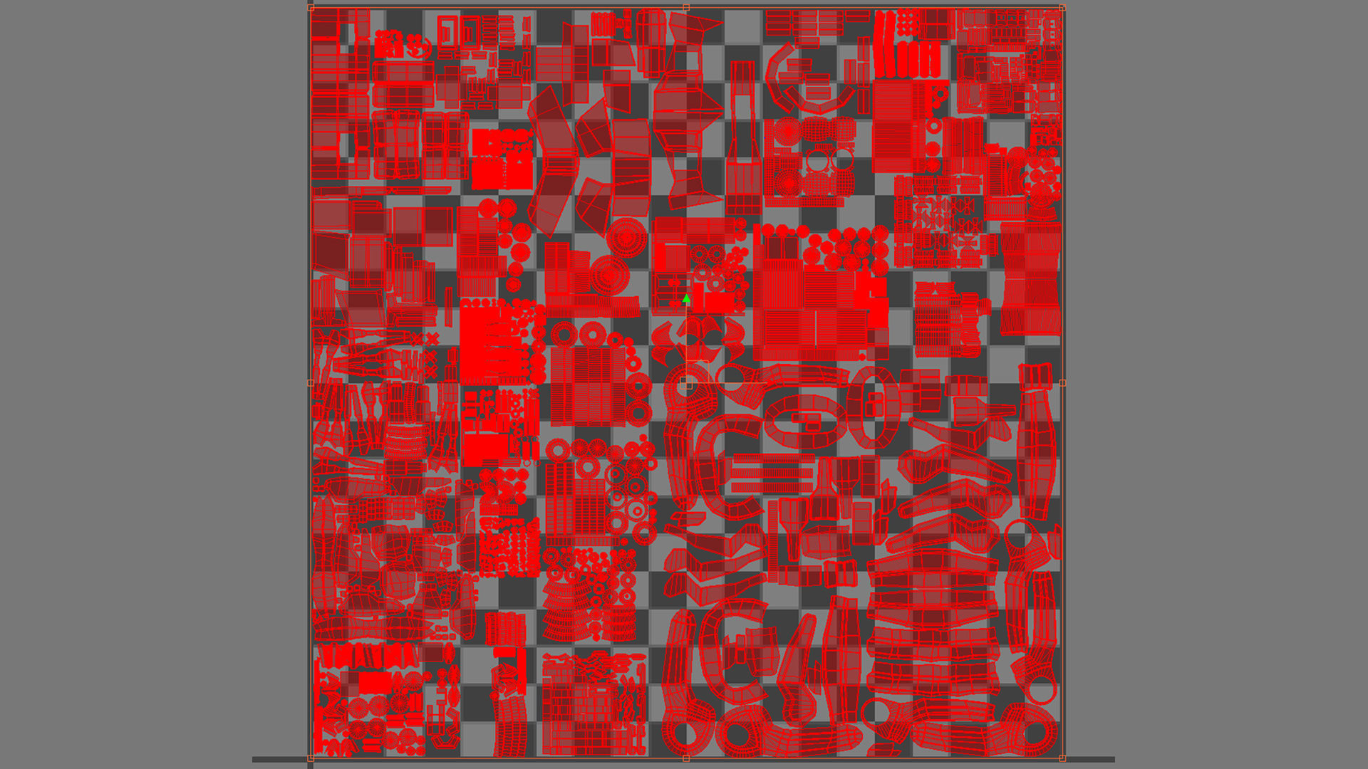 Robot orange 3D model_13