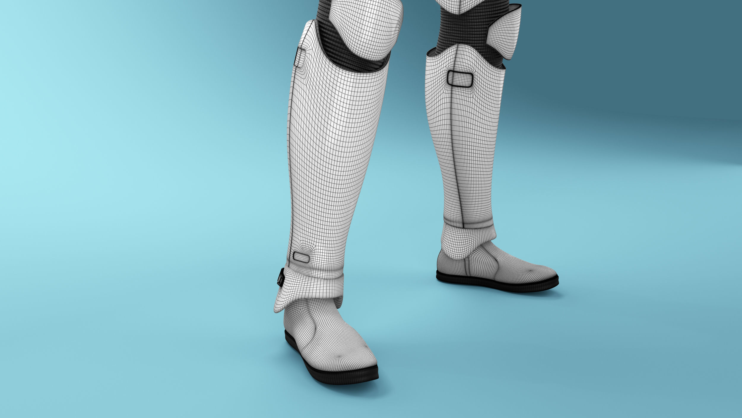 StormTrooper First Order Rigged 3D model_23