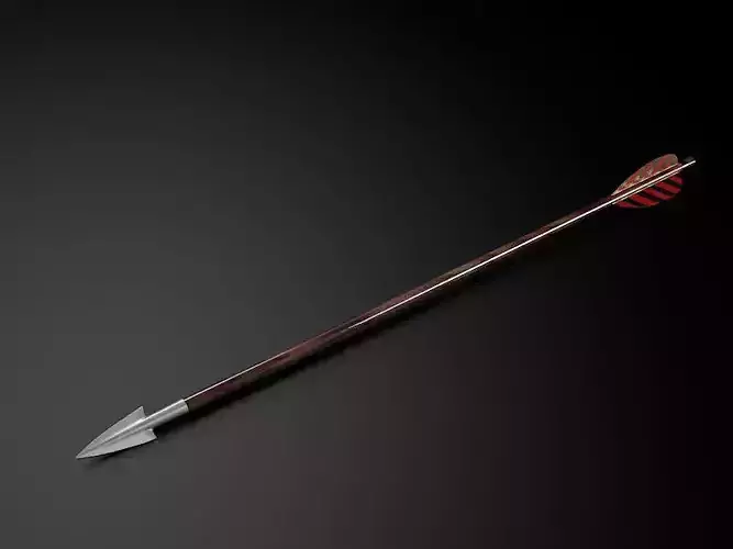 Arrow bow Free 3D model