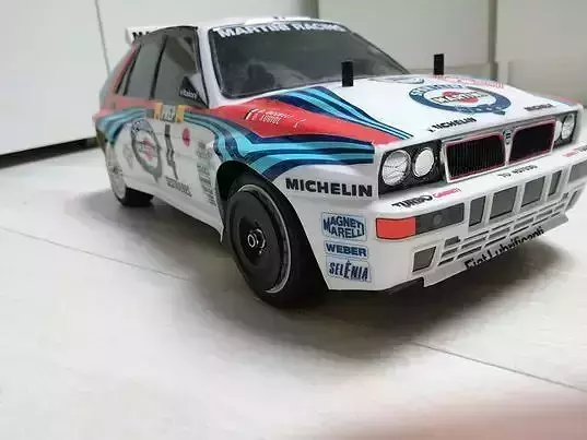 Brake coolers for model Tamiya lancia delta 1 10