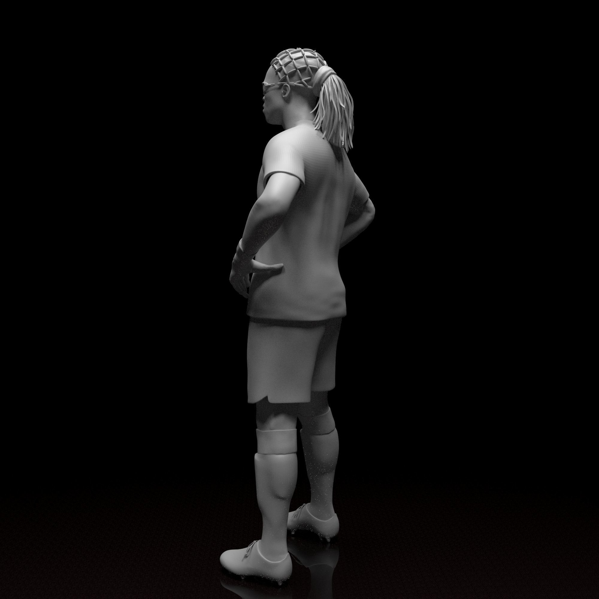 Davids Edgar Footballer Stl file 3d Model 3D print model_4