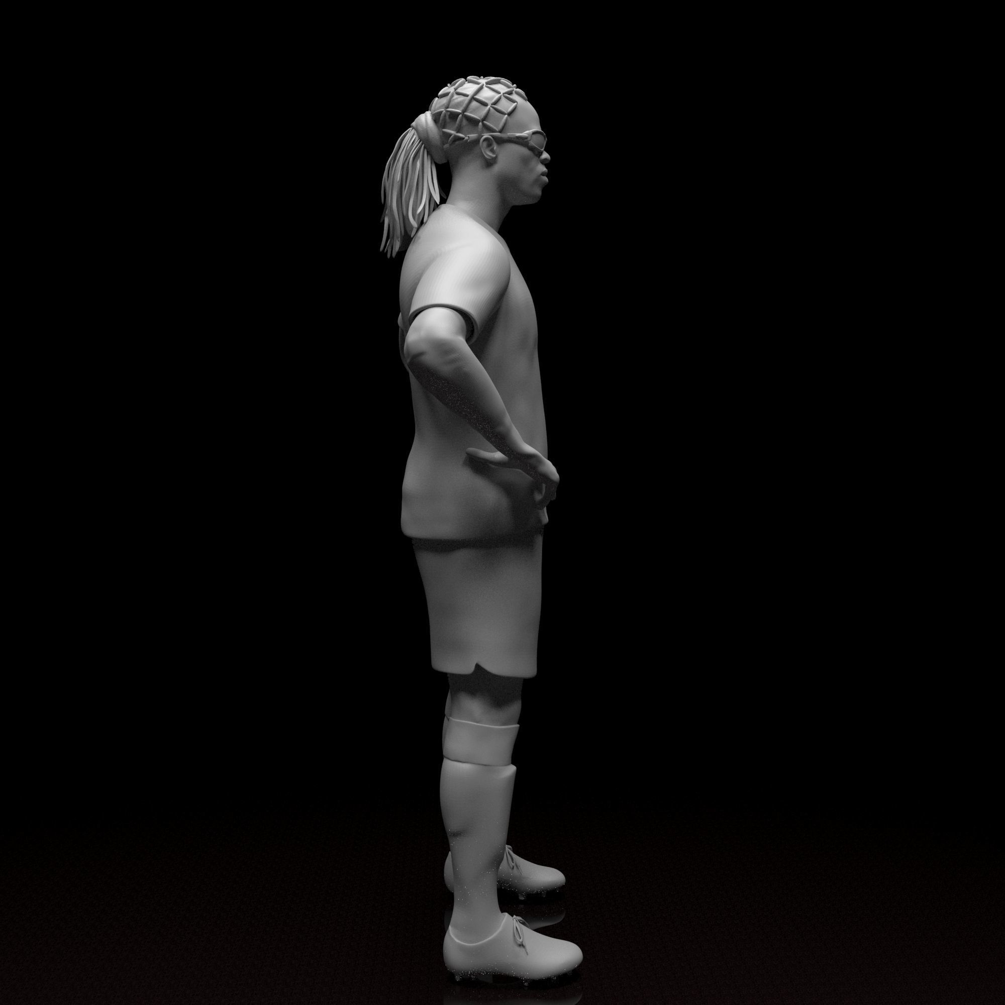 Davids Edgar Footballer Stl file 3d Model 3D print model_8