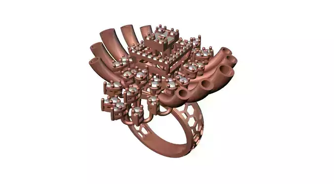 064 - Ladies Cocktail Ring