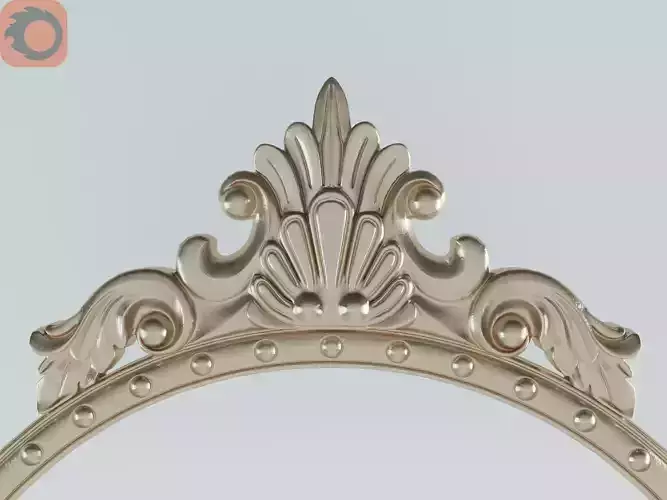 Laura Ashley Overton Round Mirror 3D model
