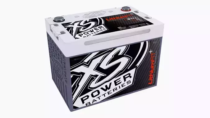 XS Power Lithium S1600 Battery Low-poly 3D model