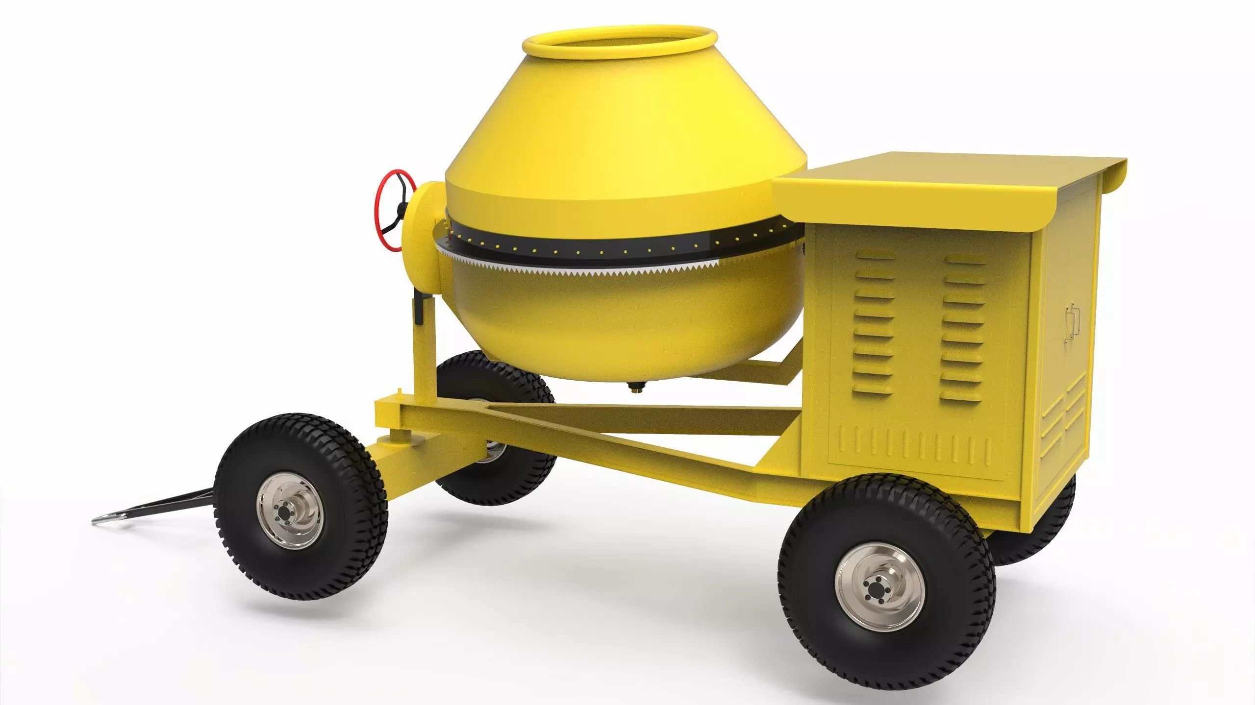 Concrete Mixer Machine 3D print model