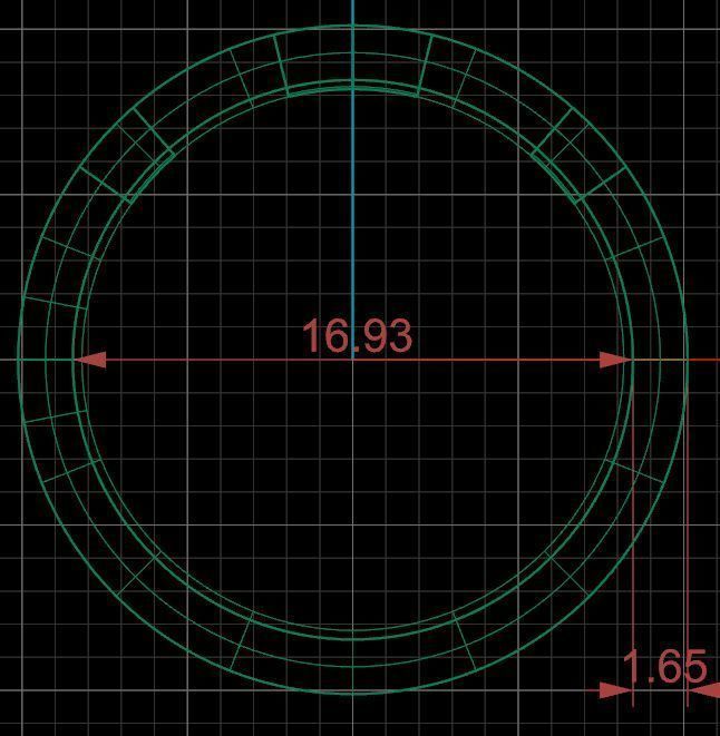 Golden Luxury Band Ring 3D print model_5