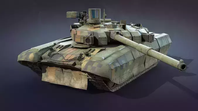 T-84 Oplot-M Low-Poly Low-poly 3D model