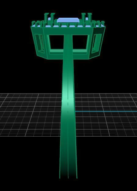 Baguette Diamond Ring 3D print model_6