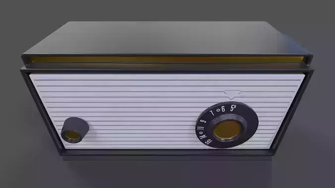 Tube Radio V01 - High Poly