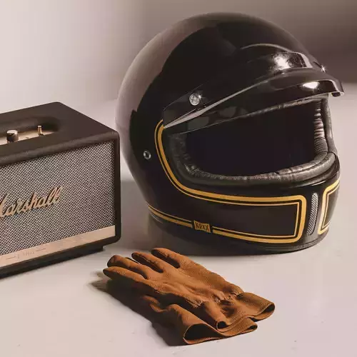Helmet XG100 and Marshall Stanmore 3D model