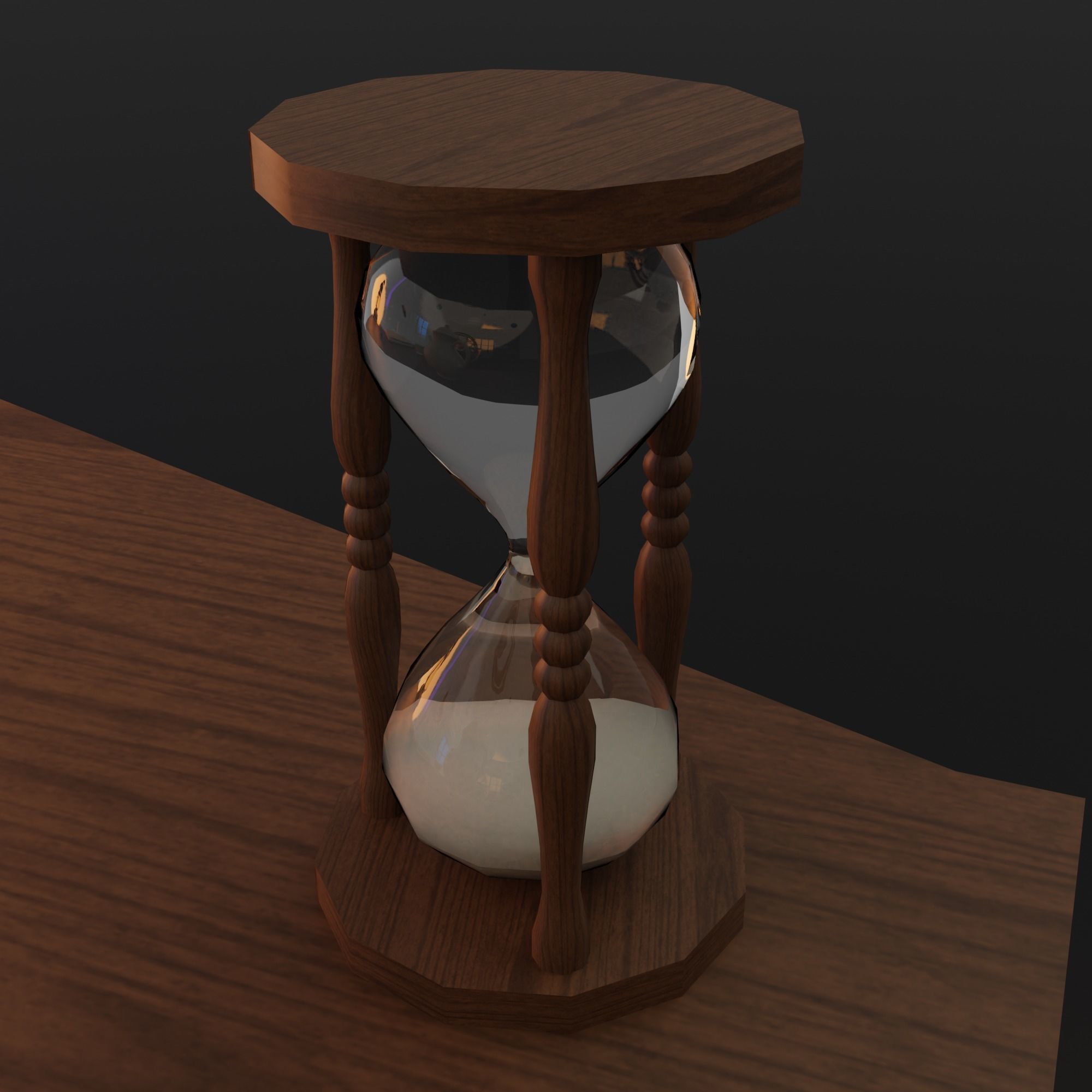 Astronomy room Low-poly 3D model_13