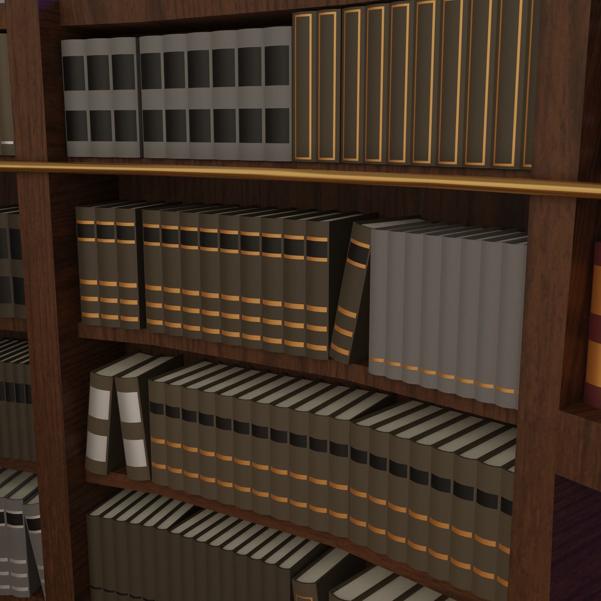 Astronomy room Low-poly 3D model_26