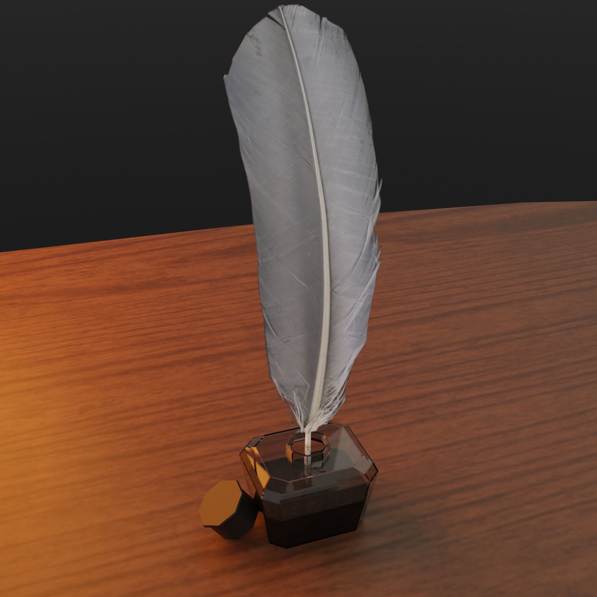 Astronomy room Low-poly 3D model_15