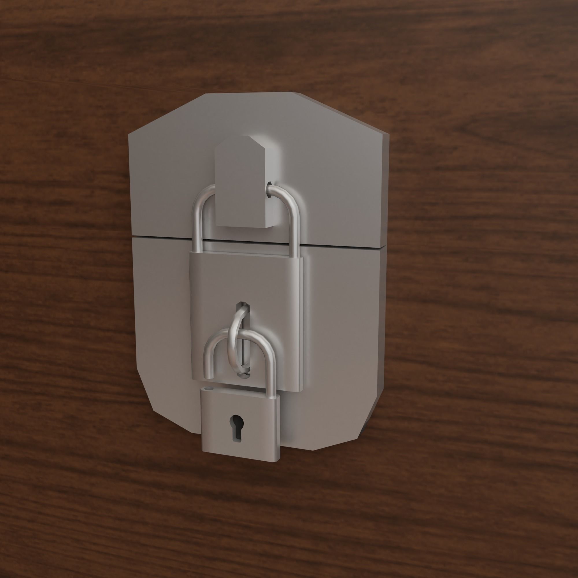 Astronomy room Low-poly 3D model_10