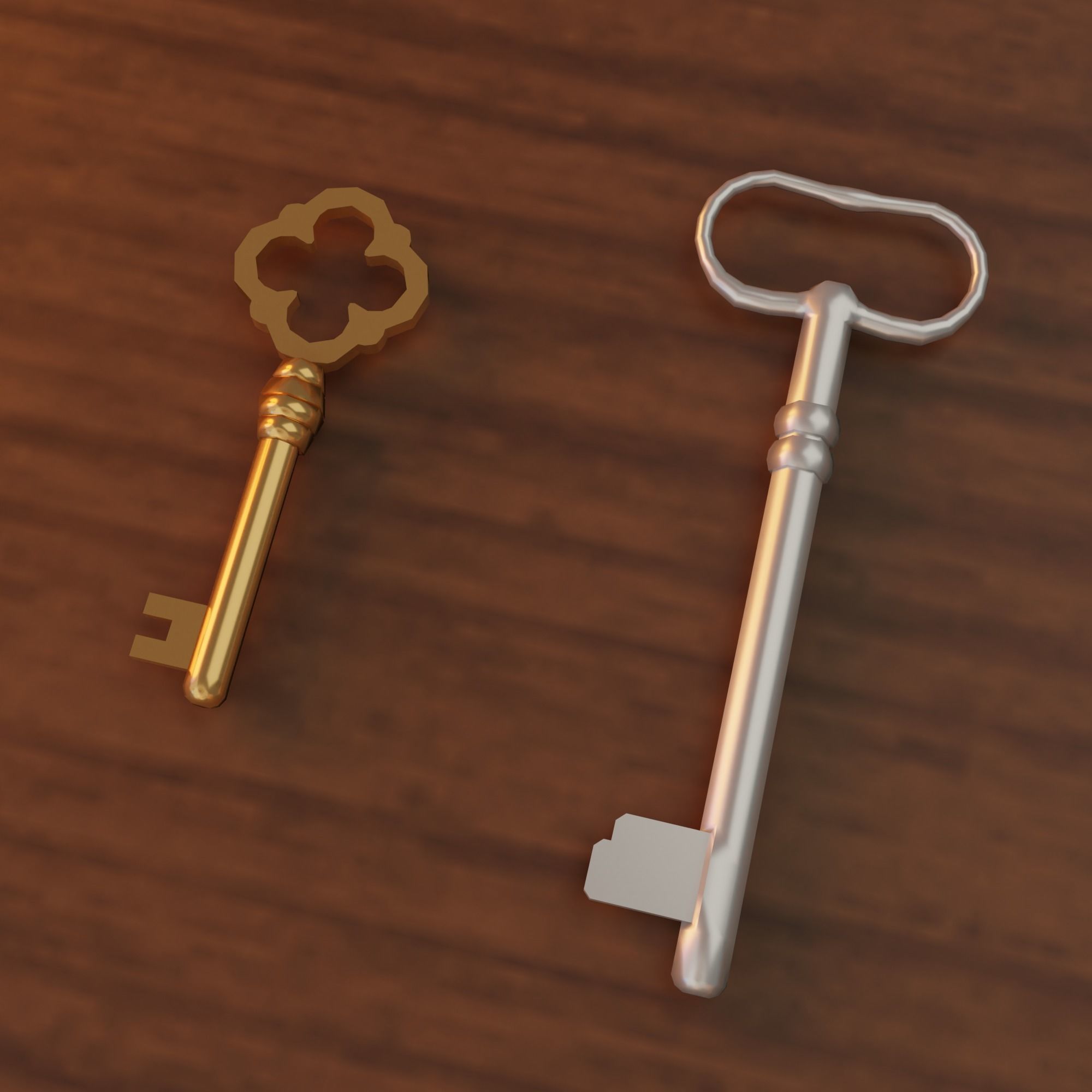 Astronomy room Low-poly 3D model_14