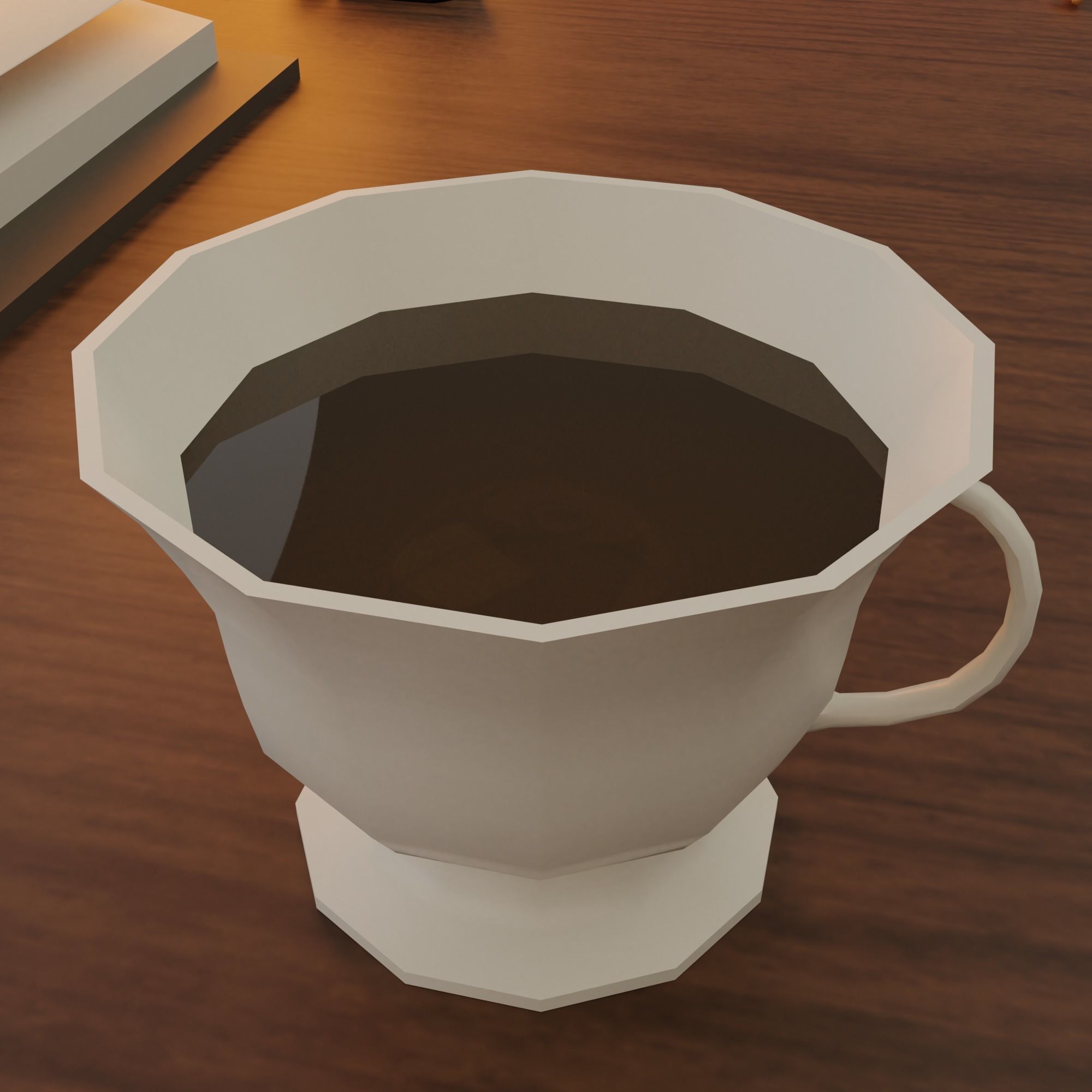 Astronomy room Low-poly 3D model_18