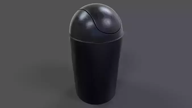 Trash Can V01 - High Poly