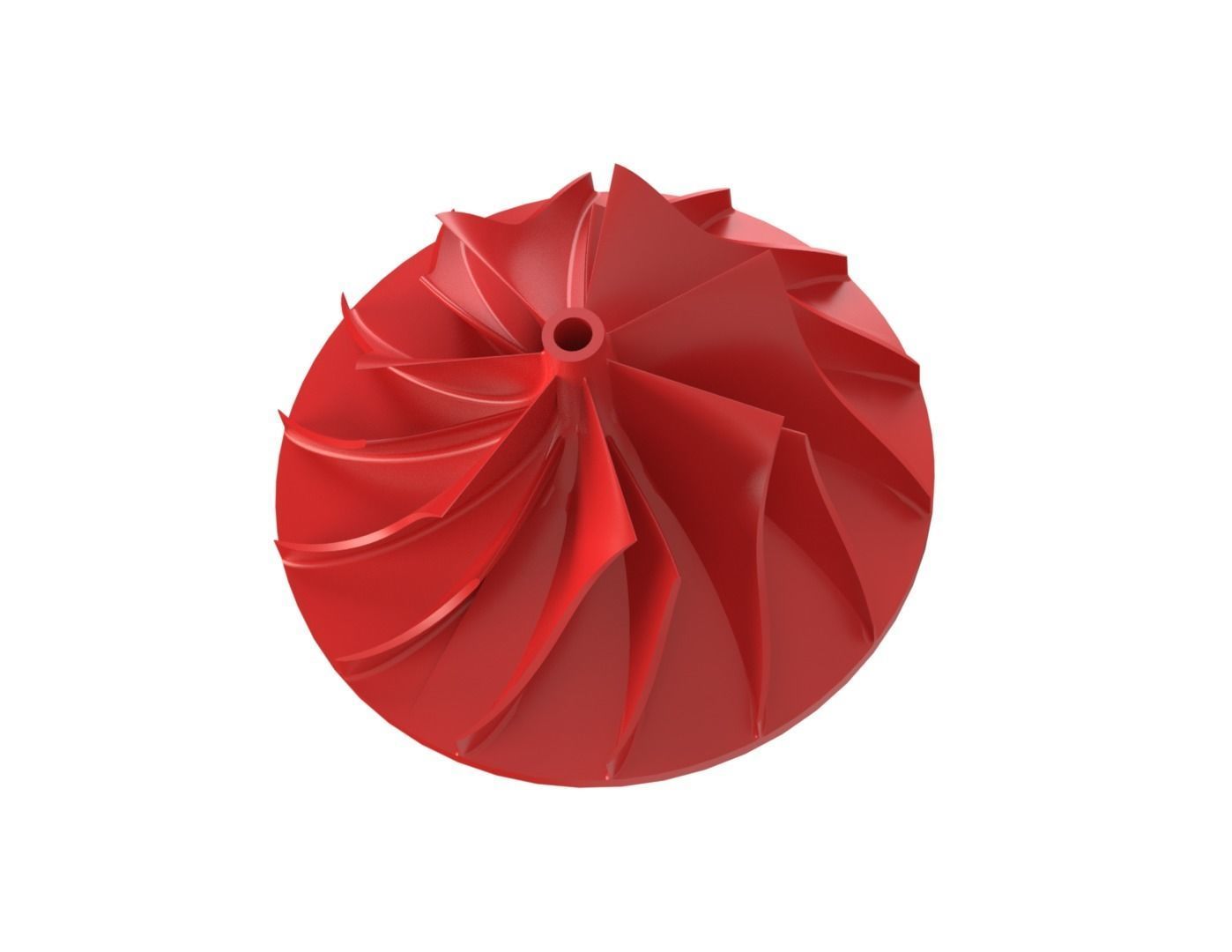 Centrifugal Impeller 3D print model_6