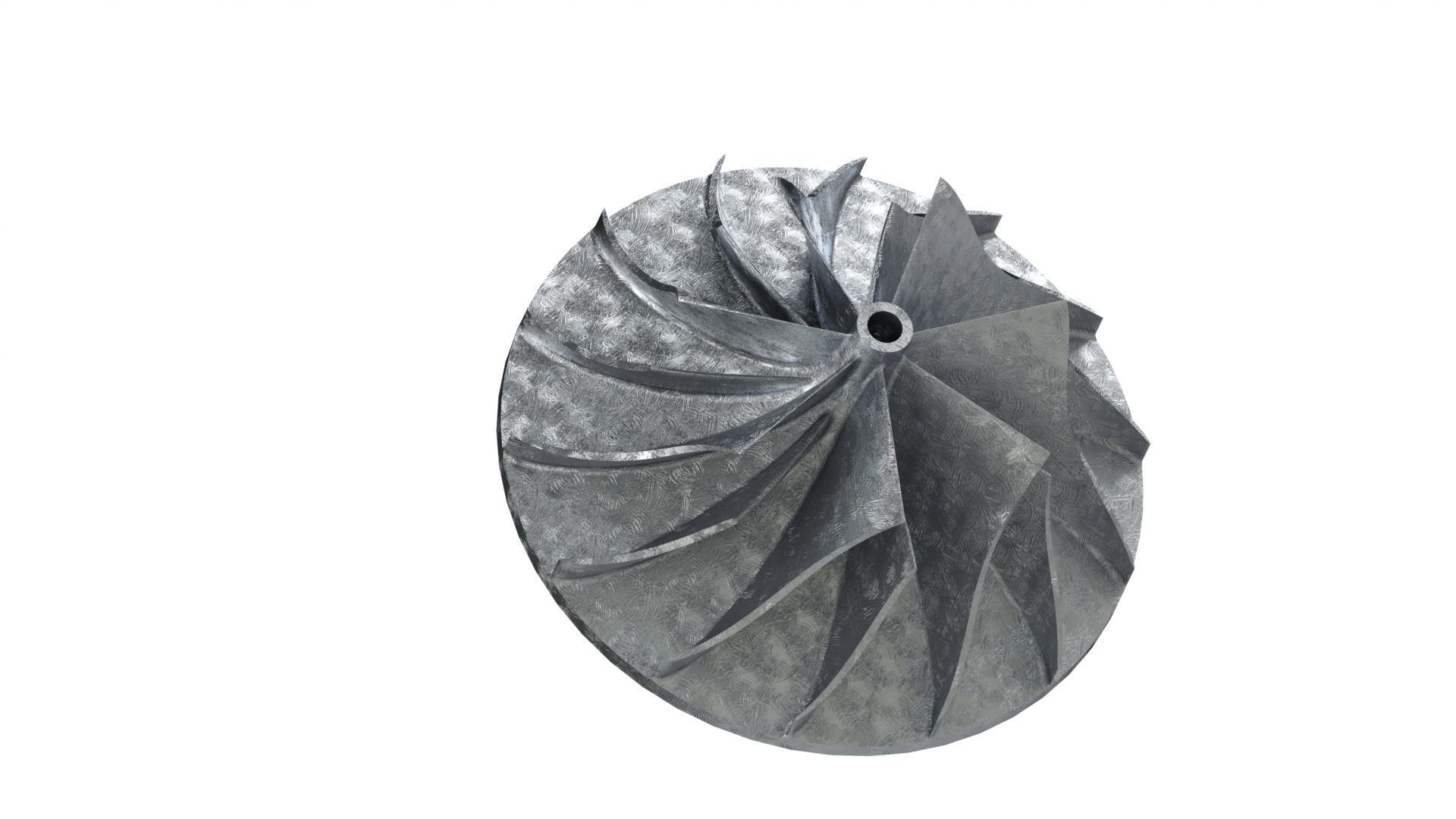 Centrifugal Impeller 3D print model_12