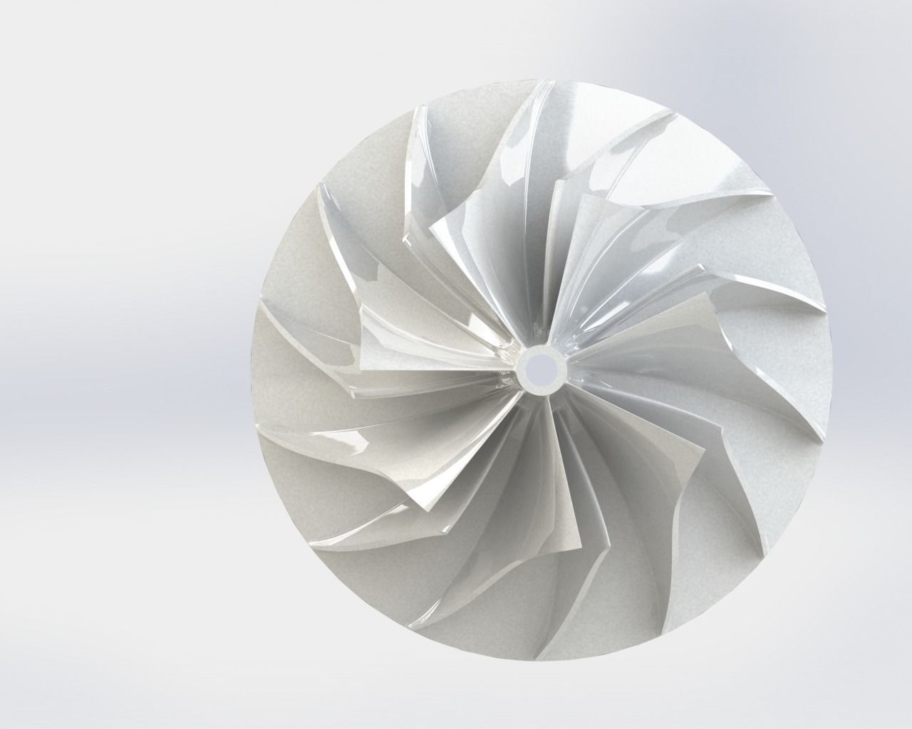 Centrifugal Impeller 3D print model_11