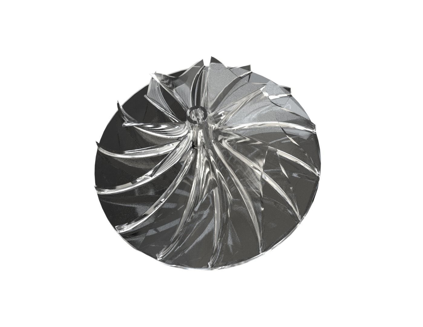 Centrifugal Impeller 3D print model_16