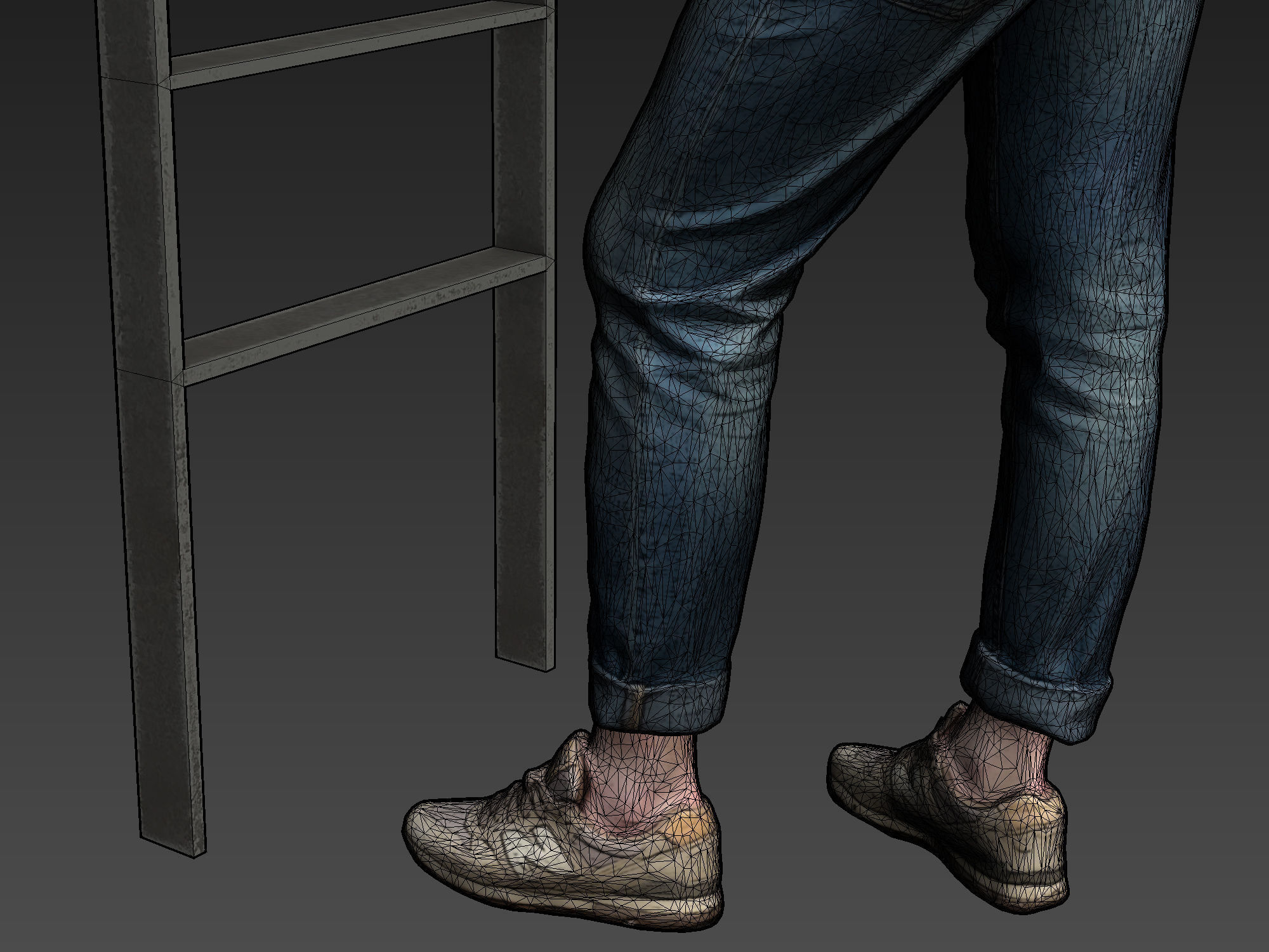 Stylized Man Character 3D model_11