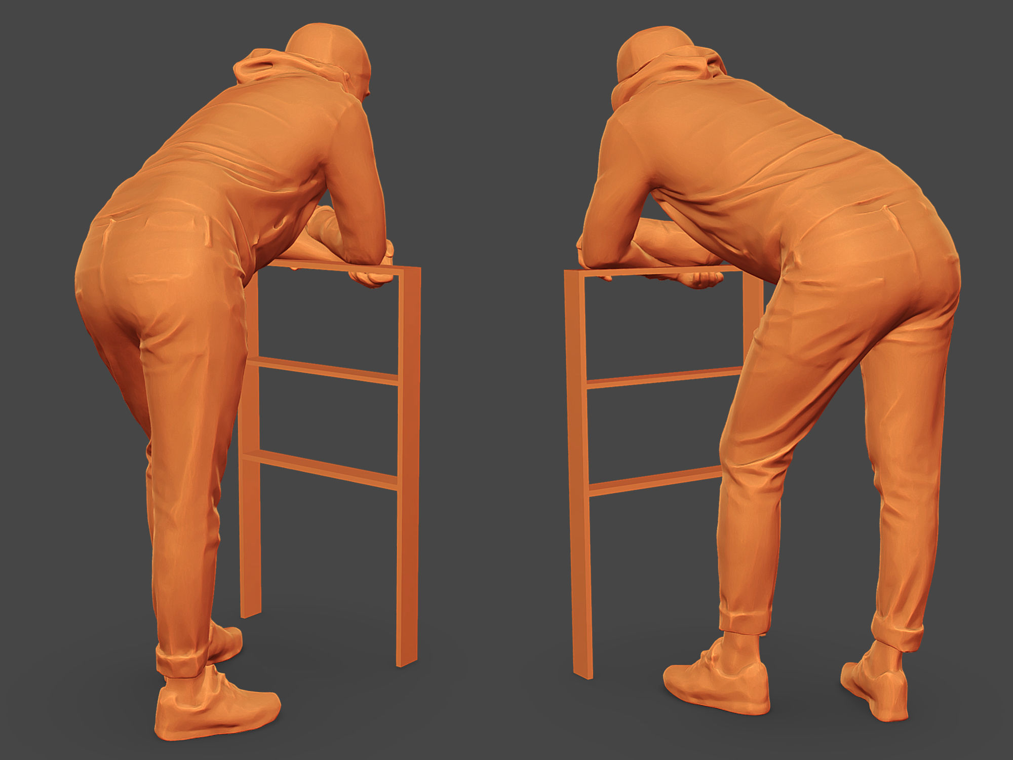 Stylized Man Character 3D model_5