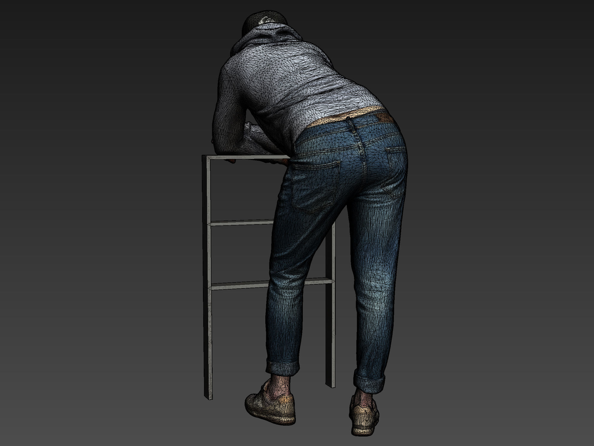 Stylized Man Character 3D model_8