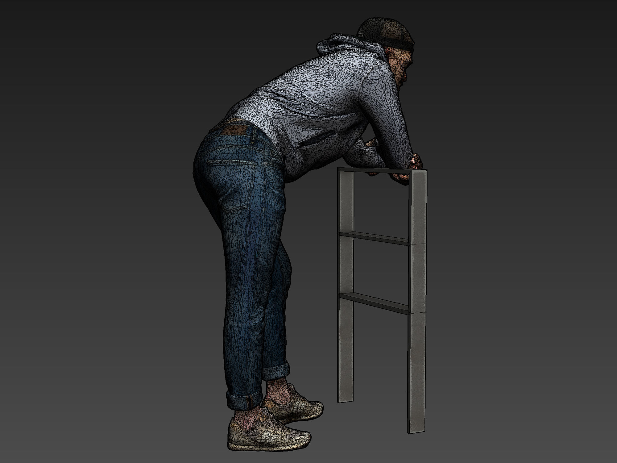 Stylized Man Character 3D model_7