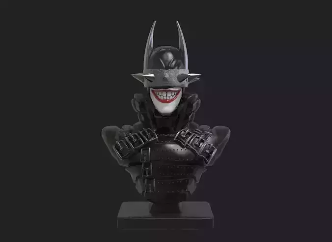 Batman who laughs bust 3D print model