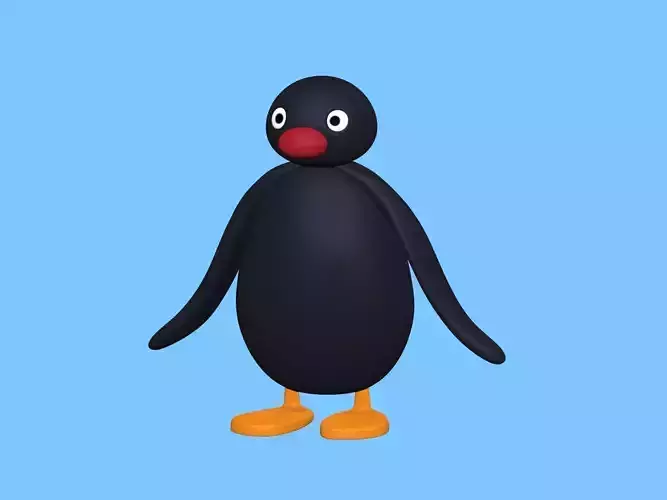 pingu - 3d print file stl obj 3D print model