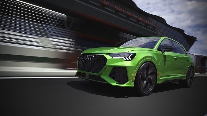 Car Render Scene - PIT - Corona render 3D model