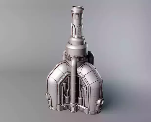 Fuelgurin Refinery for Warhammer 40K  and Necromunda 3D print model