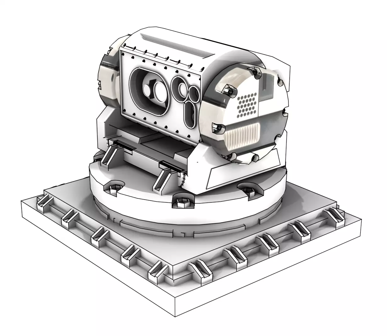 Laser Range Finder 3D model