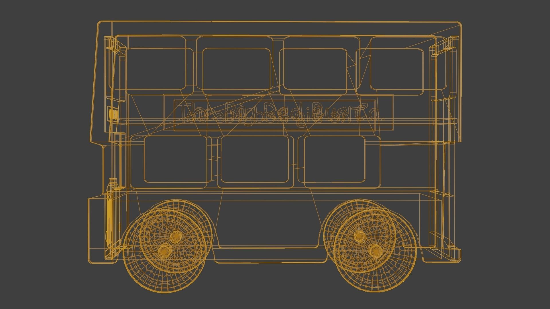 Toy Bus 3D Model Low-poly 3D model_15